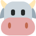 emoji krava smajlík