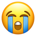 Apple emoji plač